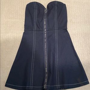 By the way. Jean zip dress